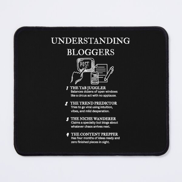 Item preview, Blogger Gift Idea – Funny Definition Tee for Content Experts – Black designed and sold by PsyFlow35.