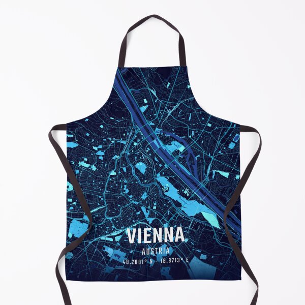 Item preview, Vienna Midnight City Map designed and sold by HomeLivingCo.