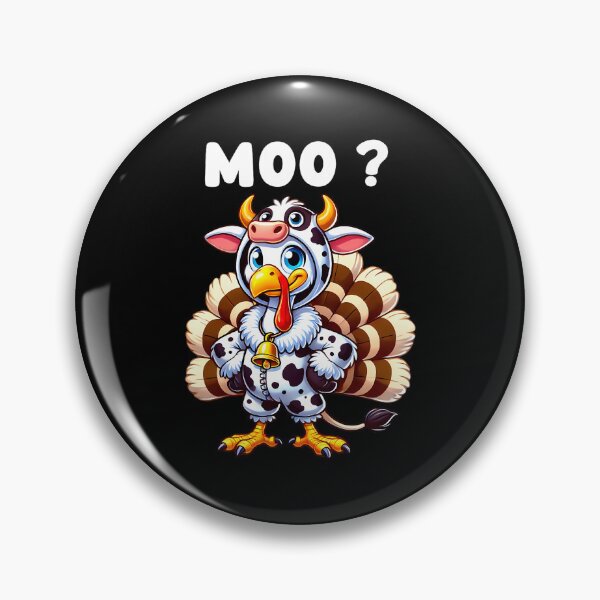 Item preview, Thanksgiving Funny Cow Turkey 90s Holiday Day Festive Moo designed and sold by rebeccathanuos.