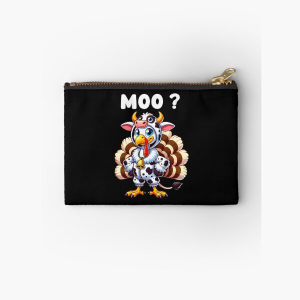 Item preview, Thanksgiving Funny Cow Turkey 90s Holiday Day Festive Moo designed and sold by rebeccathanuos.