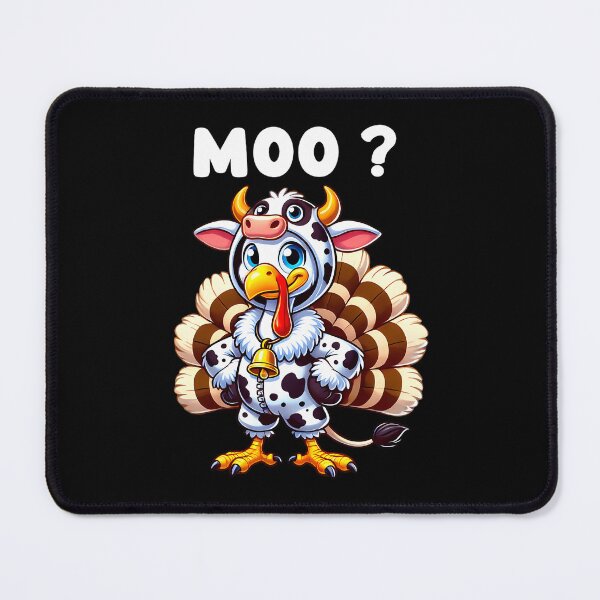 Item preview, Thanksgiving Funny Cow Turkey 90s Holiday Day Festive Moo designed and sold by rebeccathanuos.