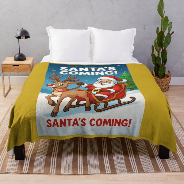 Item preview, Santa’s Coming – Holiday Joy in Full Swing designed and sold by EdCraftProjects.