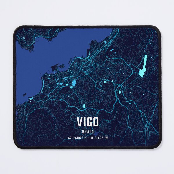 Item preview, Vigo Midnight City Map designed and sold by HomeLivingCo.