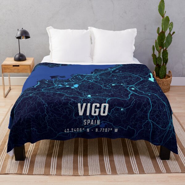 Item preview, Vigo Midnight City Map designed and sold by HomeLivingCo.