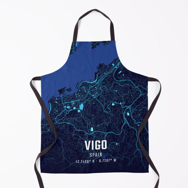 Item preview, Vigo Midnight City Map designed and sold by HomeLivingCo.