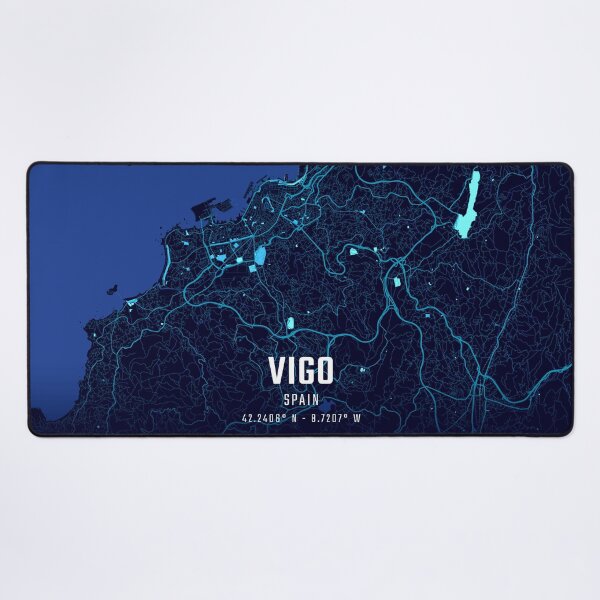 Item preview, Vigo Midnight City Map designed and sold by HomeLivingCo.