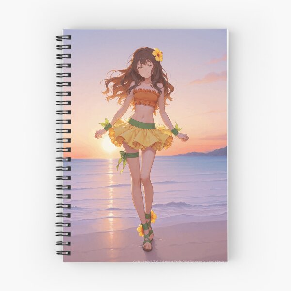 Item preview, Sunset Yellow Hula Dancer designed and sold by SEIMEI2025.