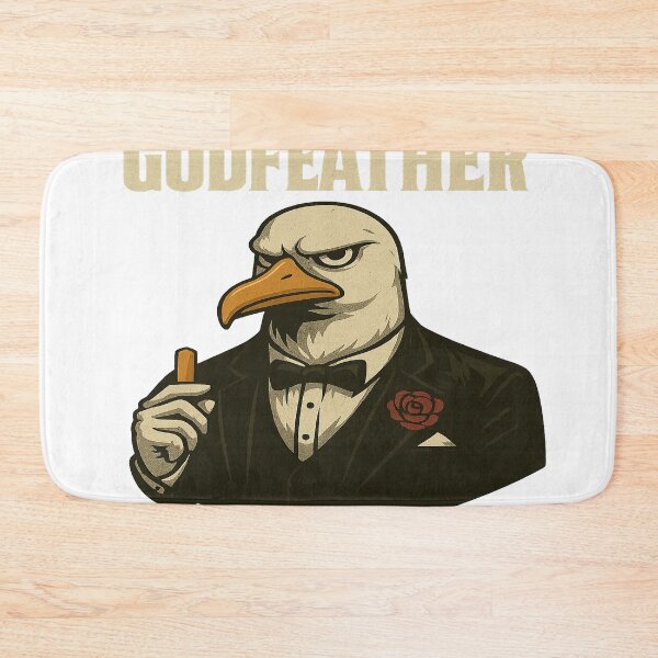Item preview, “The Godfeather” depicts an elegant seagull as a mafia boss in a tuxedo – complete with a rose, fries, and an iconic gaze. Perfect for humor fans, meme lovers, and anyone who appreciates exceptional designs. designed and sold by Ey-Gi.