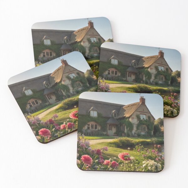 Item preview, Cottage Charm Blossoming Along the English Canal designed and sold by BlareBlare.