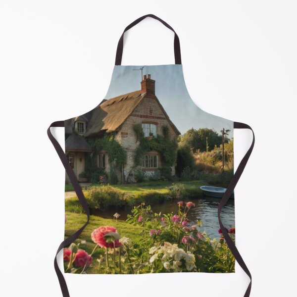 Item preview, Cottage Charm Blossoming Along the English Canal designed and sold by BlareBlare.