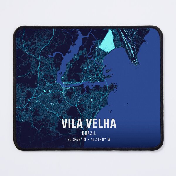 Item preview, Vila Velha Midnight City Map designed and sold by HomeLivingCo.
