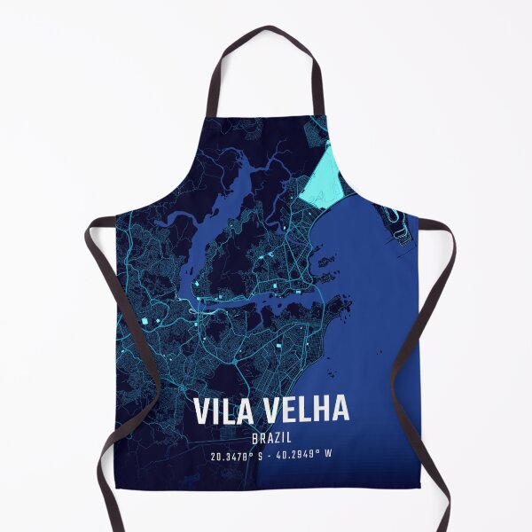 Item preview, Vila Velha Midnight City Map designed and sold by HomeLivingCo.