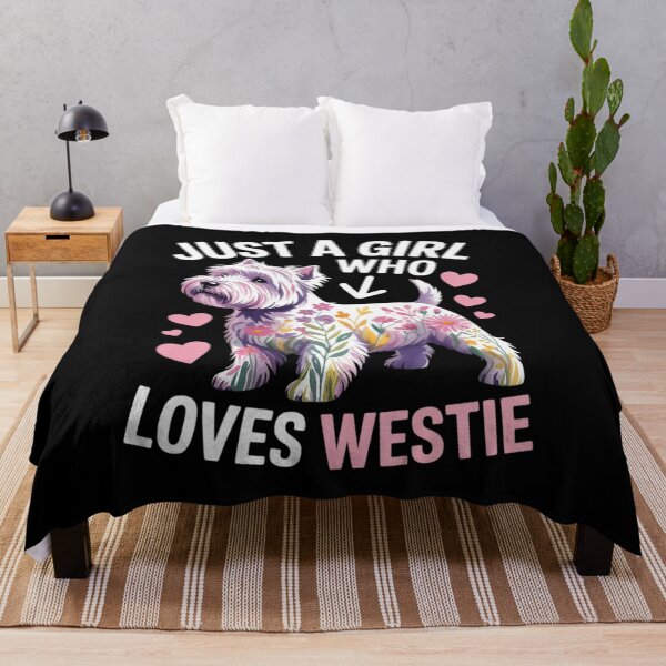 Item preview, Just A Girl Who Loves Westie Cute Dog Lover girls kids  designed and sold by KotexTemu.