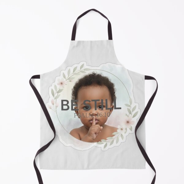 Item preview, Be Still Psalm-Inspired Christian Sticker - cute baby inspiring stillness  designed and sold by vineartstudio.