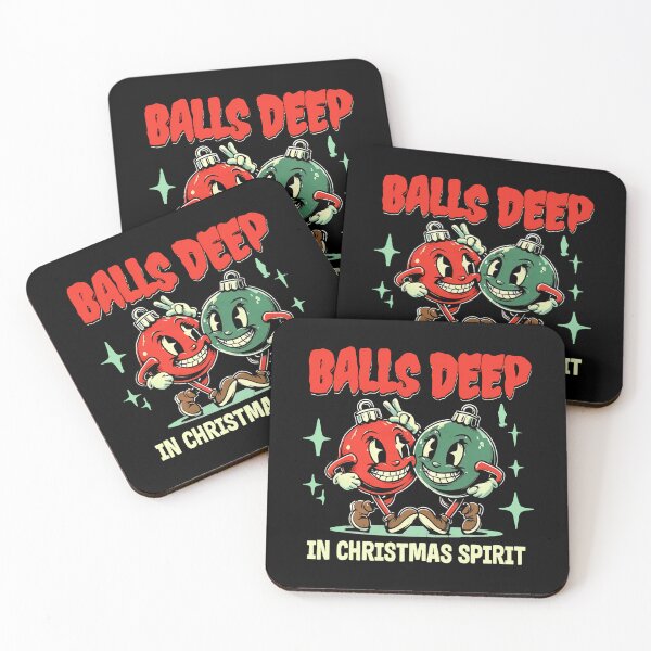 Item preview, Balls Holiday Happy Christmas Couple Quote In Vintage Deep designed and sold by JasonesNance.