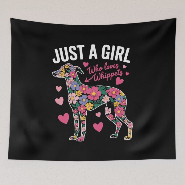 Item preview, Just A Girl Who Loves Whippets Cute Dog Lover girls kids  designed and sold by KotexTemu.