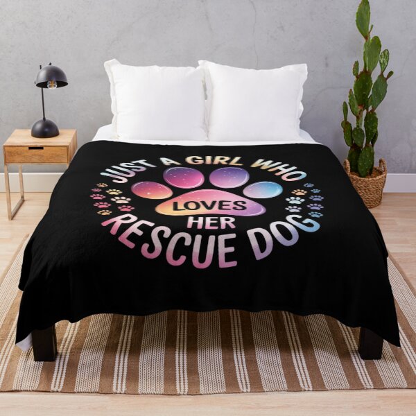 Item preview, Just Girl Who Loves Her Rescue Dog Adopted designed and sold by KotexTemu.