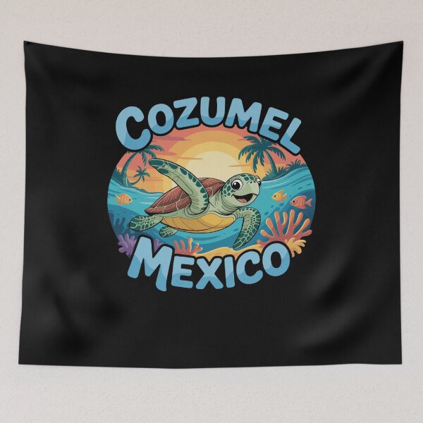 Item preview, Cozumel Mexico Vacation Sea Turtle designed and sold by JonGogue.