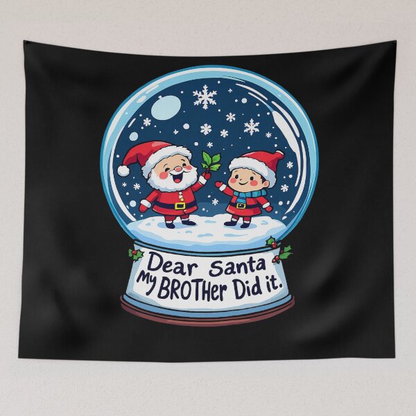 Item preview, Brother Christmas It Retro Funny Vintage My Did Dear Holiday Santa designed and sold by MediarMedic.