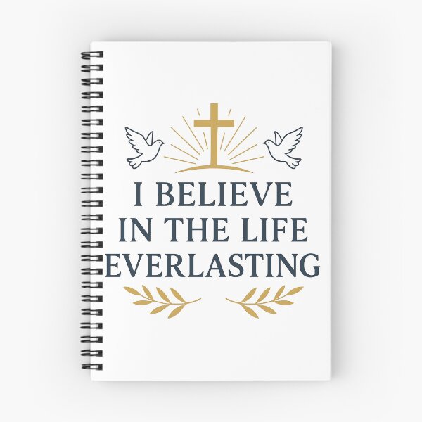 Item preview, Faithful Christian Quote Design with Doves and Cross. designed and sold by loveandlightrb.