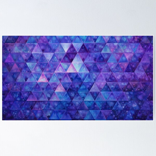Item preview, Purple triangles everywhere designed and sold by nikigoessi.