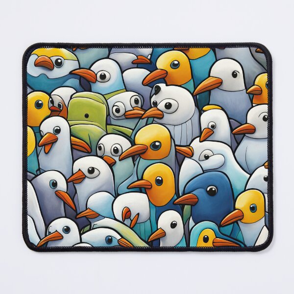 Item preview, Field of seagulls designed and sold by Colin Bentham.