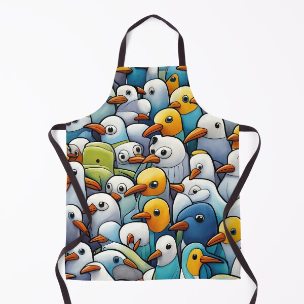 Item preview, Field of seagulls designed and sold by Colin Bentham.