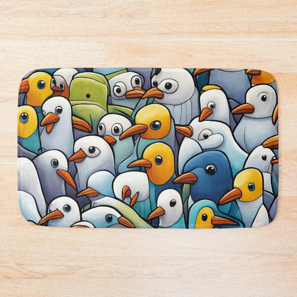 Item preview, Field of seagulls designed and sold by Colin Bentham.