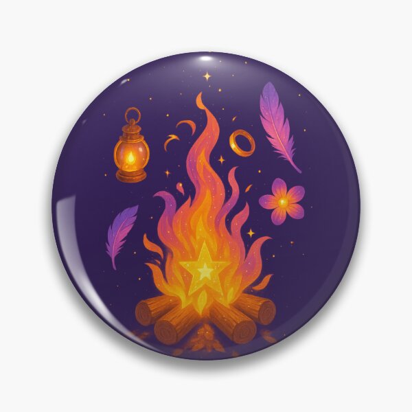 Item preview, The Campfire of Cosmic Warmth designed and sold by BrushAndBreathe.