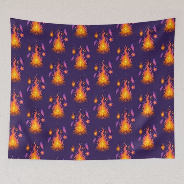 Item preview, The Campfire of Cosmic Warmth designed and sold by BrushAndBreathe.