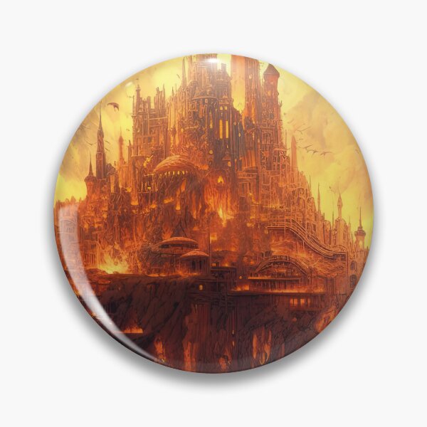 Item preview, The City near the Lava-Lake designed and sold by nikigoessi.