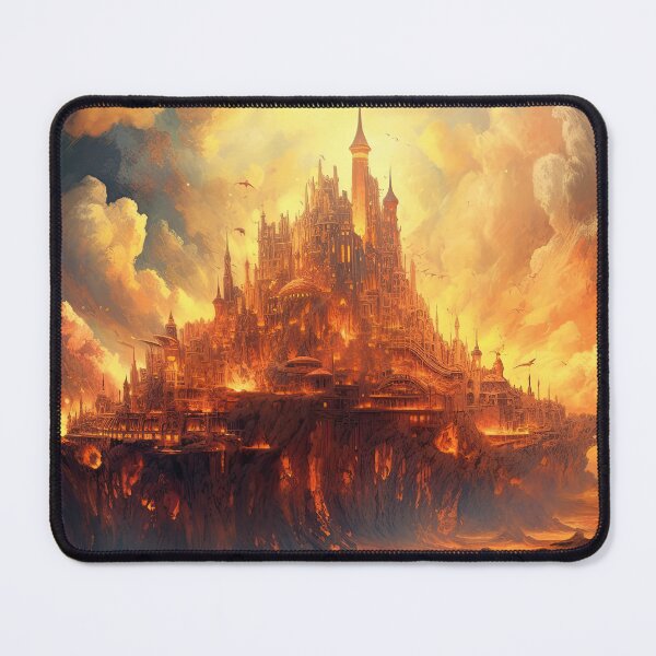 Item preview, The City near the Lava-Lake designed and sold by nikigoessi.