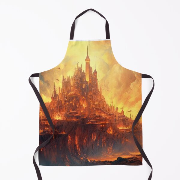 Item preview, The City near the Lava-Lake designed and sold by nikigoessi.