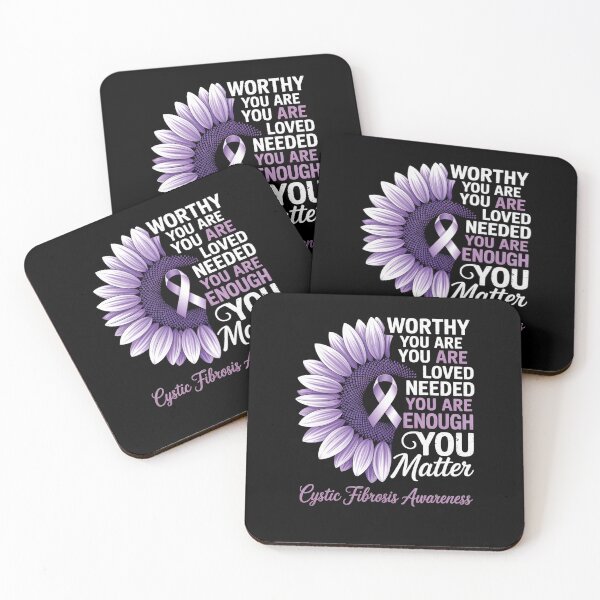 Item preview, Cystic Fibrosis Awareness Sunflower Purple designed and sold by JonGogue.