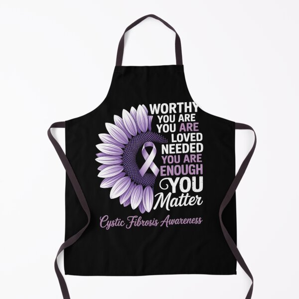 Item preview, Cystic Fibrosis Awareness Sunflower Purple designed and sold by JonGogue.