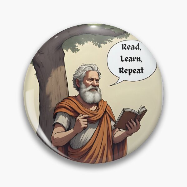 Item preview, Aristotle's advice; Read, Learn, Repeat designed and sold by WerndduPress.