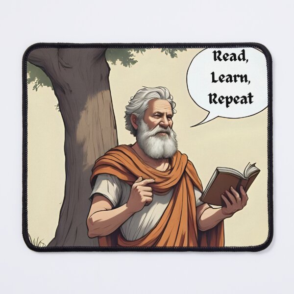 Item preview, Aristotle's advice; Read, Learn, Repeat designed and sold by WerndduPress.