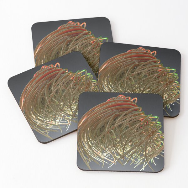 Item preview, Abstract Strands 3D Digital Sculpture | Organic Industrial Dystopian Form designed and sold by Keltoi-art.