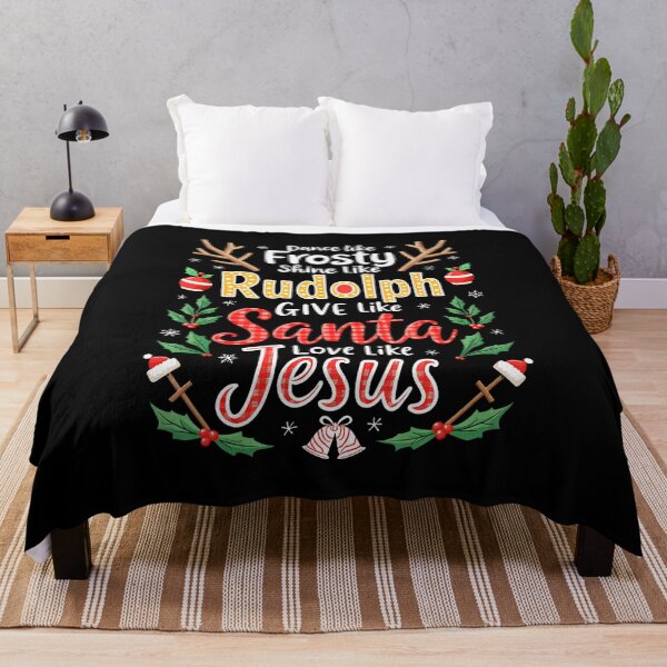 Item preview, Xmas Jesus Christian Dance Like Frosty Shine Like Rudolph designed and sold by KristyCharleen.