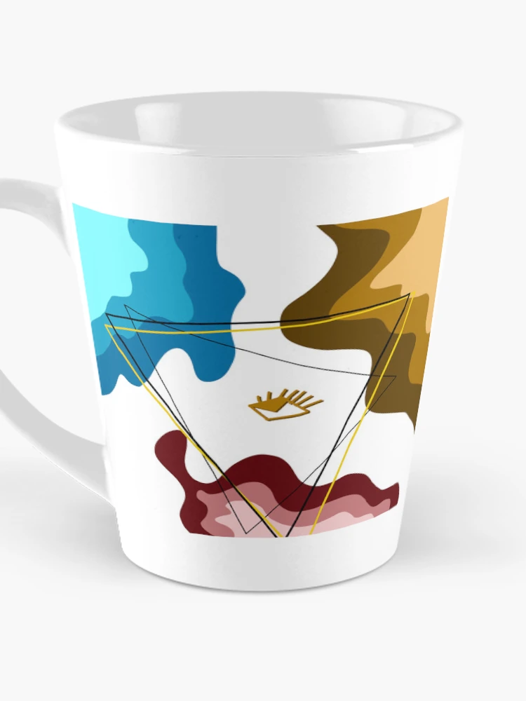 Thumbnail 3 of 4, Coffee Mug, Geometric Flow designed and sold by .. Rorolaxy03.
