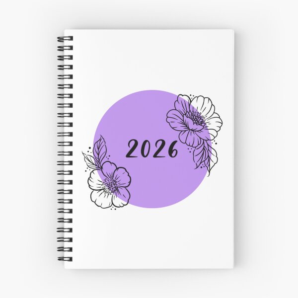 Item preview, 2026 journal notebook purple  designed and sold by CreatiiveMiindsArt.