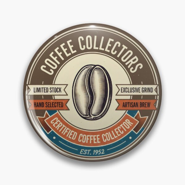 Item preview, Certified Coffee Collector Artisan Brew Vintage Emblem designed and sold by SplashTastic.