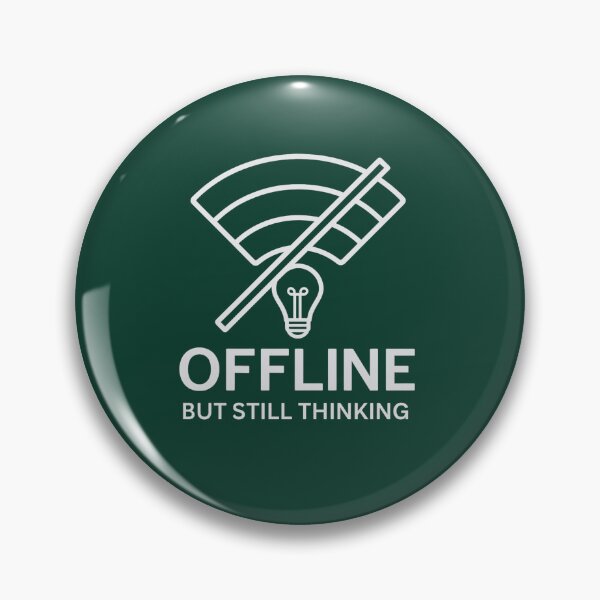 Item preview, Offline But Still Thinking | Introvert Digital Detox Gift designed and sold by Ink & Intent.