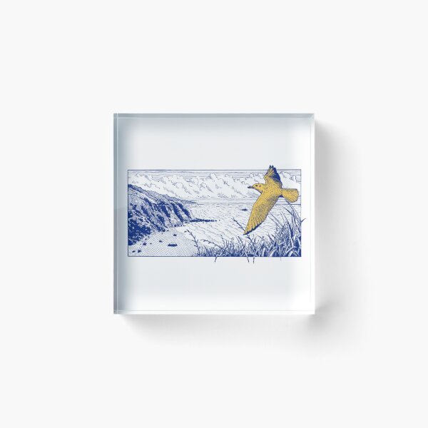 Item preview, Seaside Bird Flight Pen and Ink drawing designed and sold by fachhdy.
