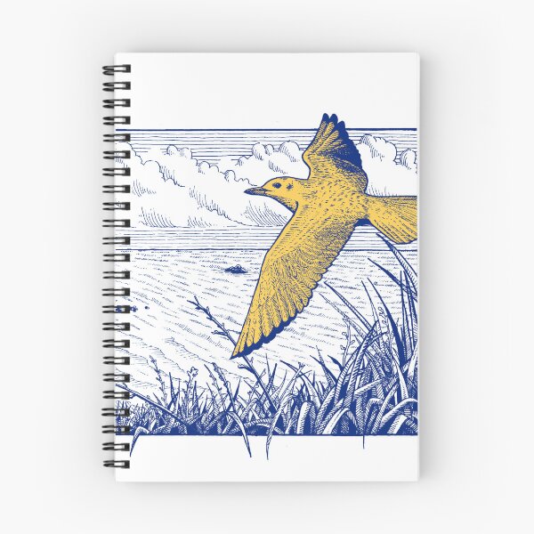 Item preview, Seaside Bird Flight Pen and Ink drawing designed and sold by fachhdy.