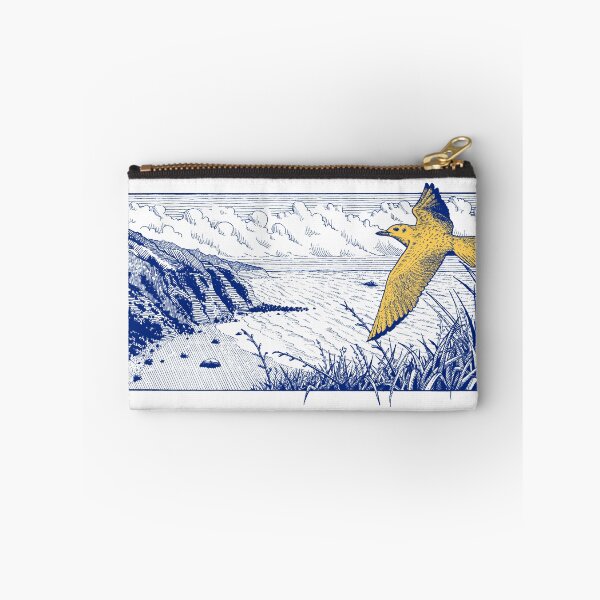 Item preview, Seaside Bird Flight Pen and Ink drawing designed and sold by fachhdy.