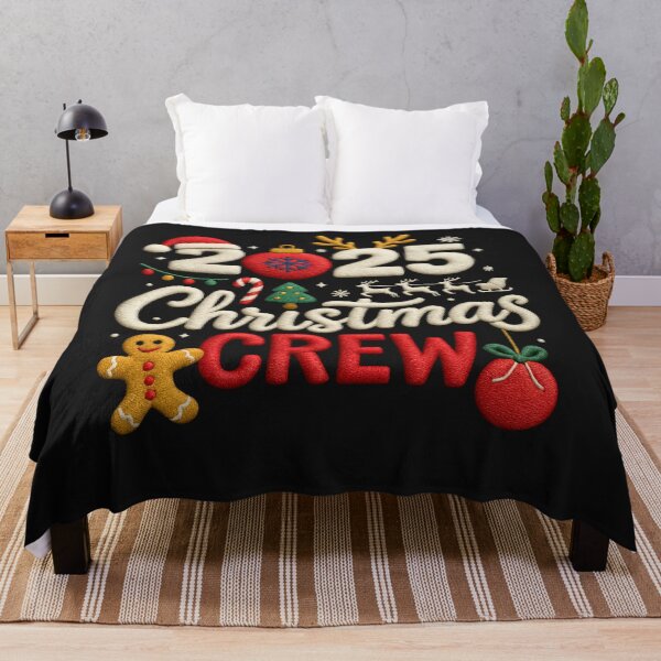 Item preview, 2025 Christmas Crew Holiday Vibes designed and sold by JerdbordinShop.
