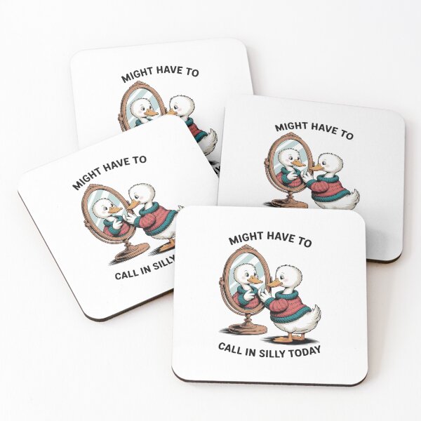 Item preview, Goose Might Have To Call In Silly Today  designed and sold by lilLilaBatArt.