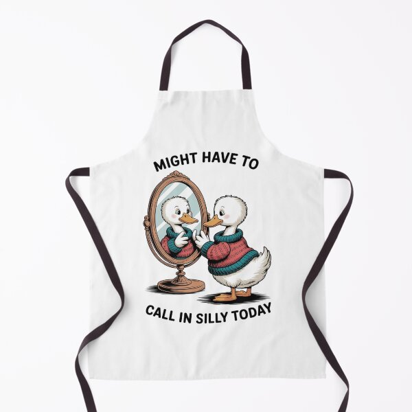 Item preview, Goose Might Have To Call In Silly Today designed and sold by lilLilaBatArt.