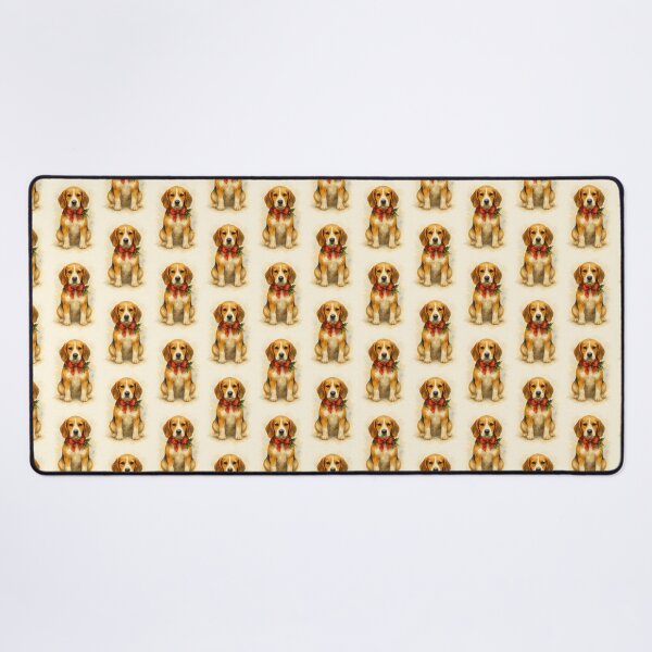 Item preview, Beagle Watercolour Style Christmas designed and sold by BadaBingBear.